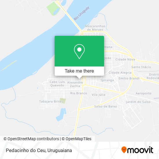 Mapa Pedacinho do Ceu