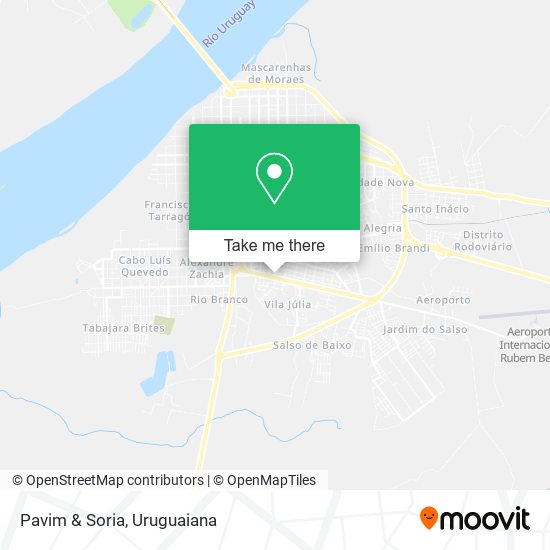Pavim & Soria map