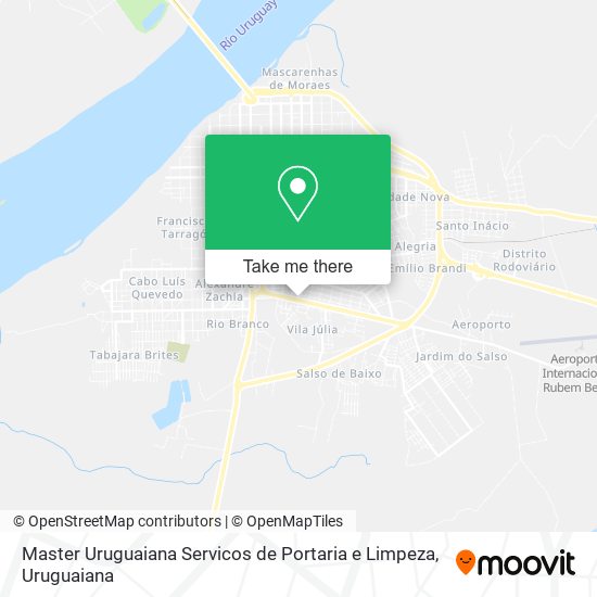 Mapa Master Uruguaiana Servicos de Portaria e Limpeza