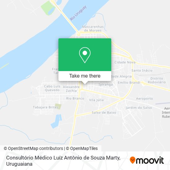 Mapa Consultório Médico Luíz Antônio de Souza Marty