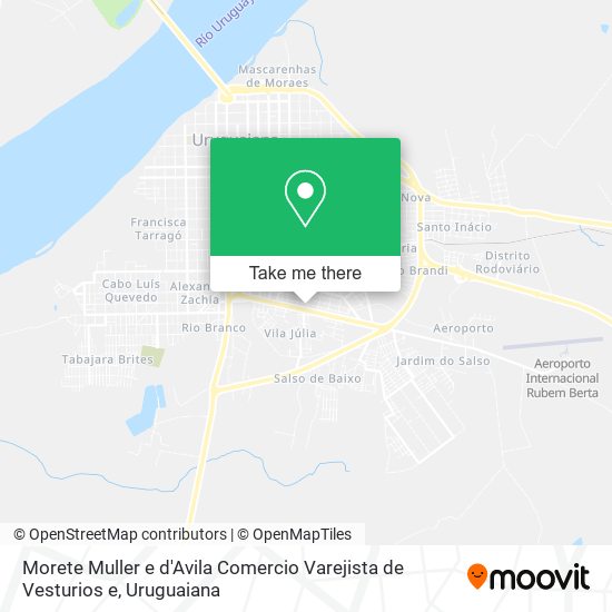 Morete Muller e d'Avila Comercio Varejista de Vesturios e map