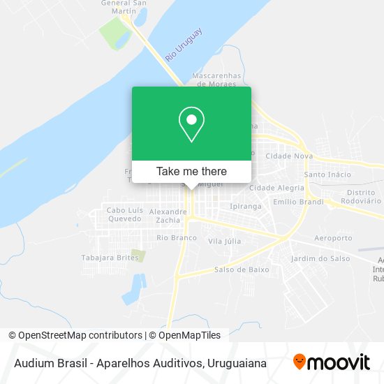 Mapa Audium Brasil - Aparelhos Auditivos