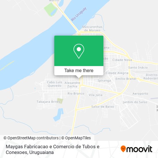 Mapa Maygas Fabricacao e Comercio de Tubos e Conexoes