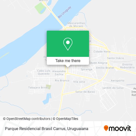 Mapa Parque Residencial Brasil Carrus