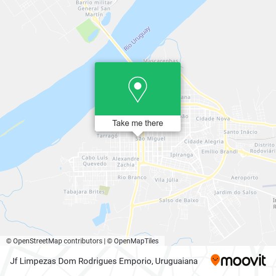 Mapa Jf Limpezas Dom Rodrigues Emporio