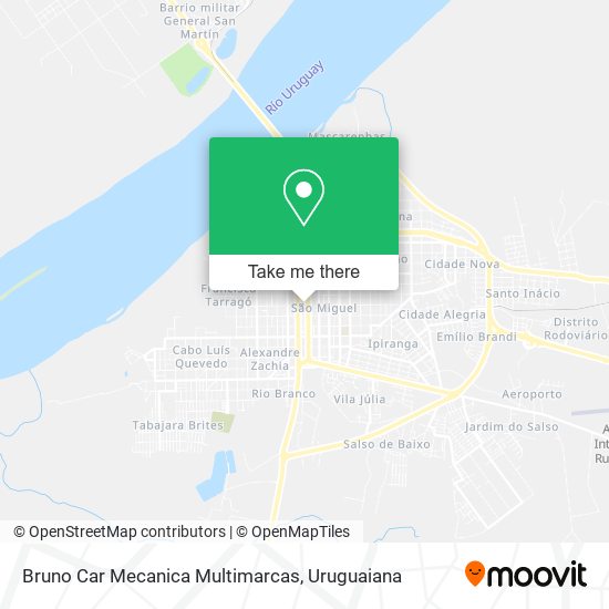 Mapa Bruno Car Mecanica Multimarcas