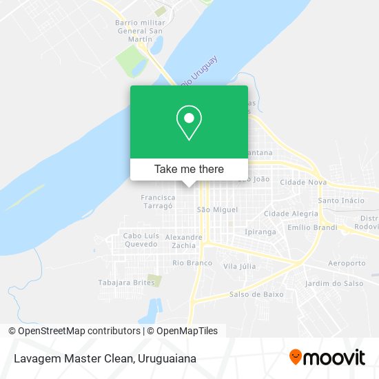 Lavagem Master Clean map