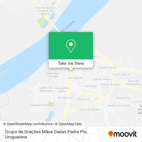 Grupo de Orações Mãos Dadas Padre Pio map