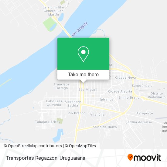 Mapa Transportes Regazzon