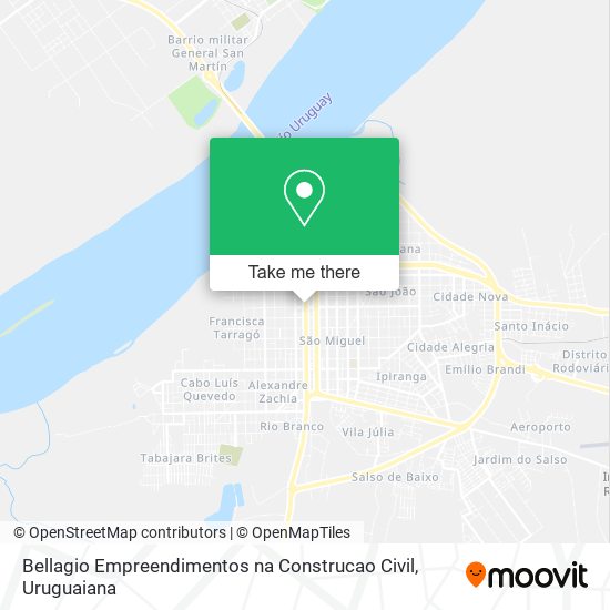 Mapa Bellagio Empreendimentos na Construcao Civil