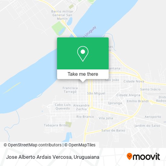 Jose Alberto Ardais Vercosa map
