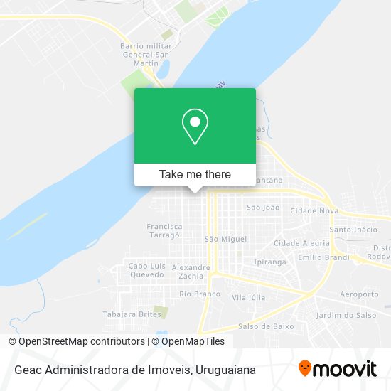 Mapa Geac Administradora de Imoveis