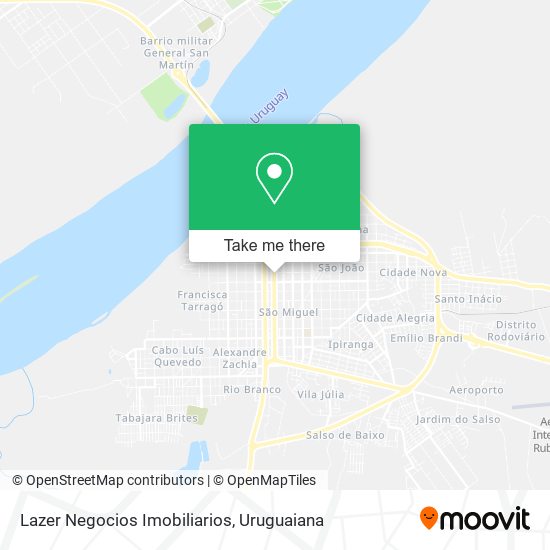 Mapa Lazer Negocios Imobiliarios