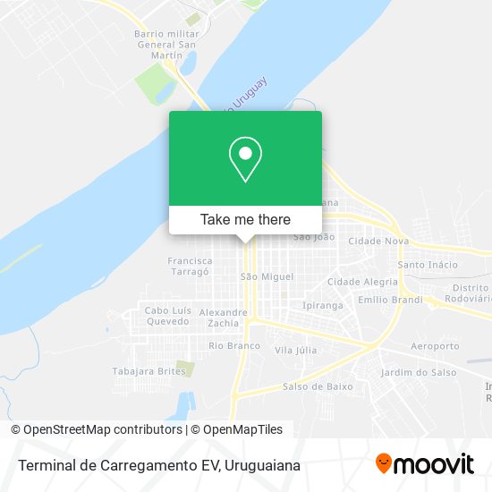 Mapa Terminal de Carregamento EV