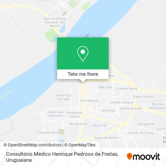 Mapa Consultório Médico Henrique Pedroso de Freitas