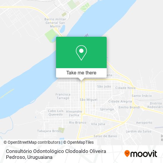 Consultório Odontológico Clodoaldo Oliveira Pedroso map