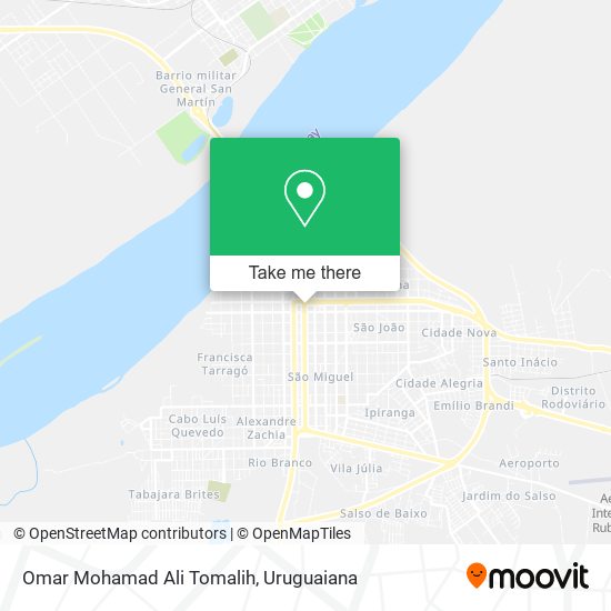 Omar Mohamad Ali Tomalih map