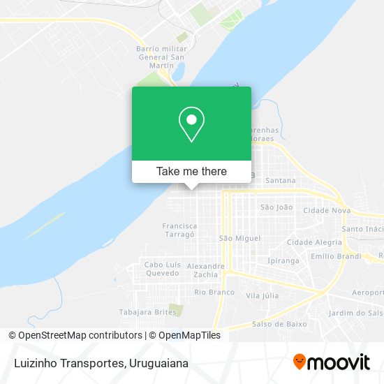Luizinho Transportes map
