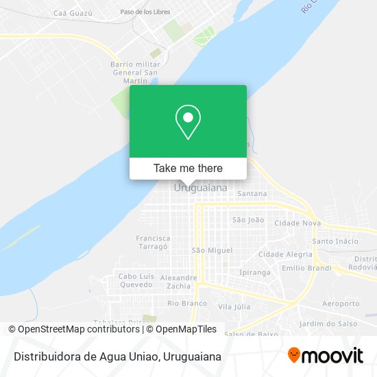Distribuidora de Agua Uniao map