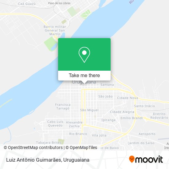 Luiz Antônio Guimarães map