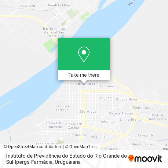 Mapa Instituto de Previdência do Estado do Rio Grande do Sul-Ipergs-Farmácia