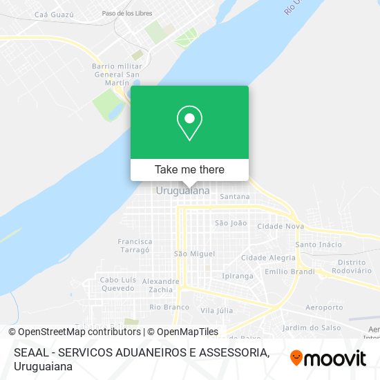 Mapa SEAAL - SERVICOS ADUANEIROS E ASSESSORIA