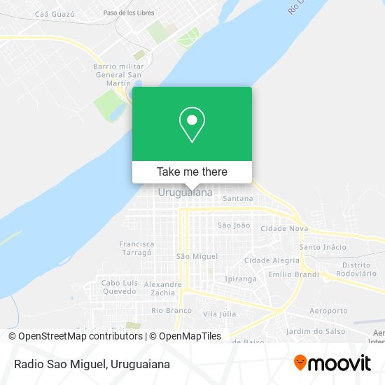 Radio Sao Miguel map