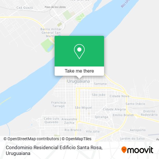 Mapa Condominio Residencial Edificio Santa Rosa