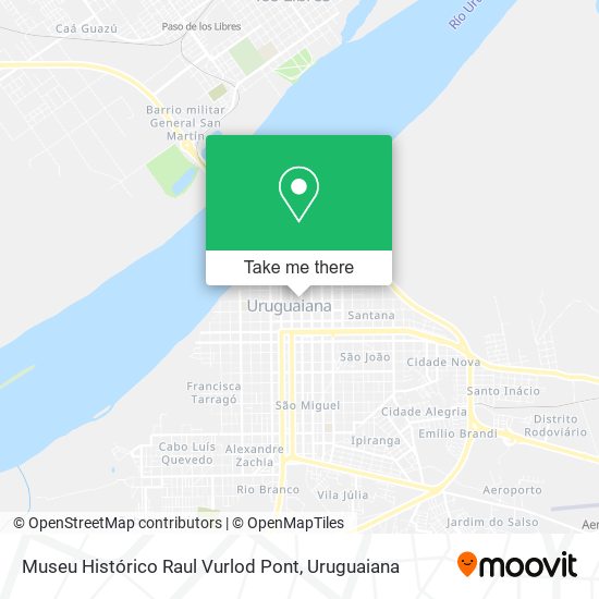 Mapa Museu Histórico Raul Vurlod Pont