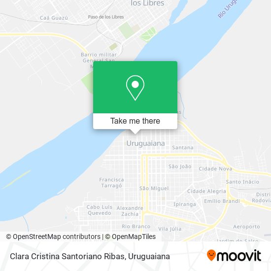 Clara Cristina Santoriano Ribas map