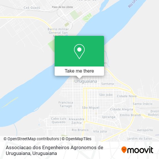 Associacao dos Engenheiros Agronomos de Uruguaiana map