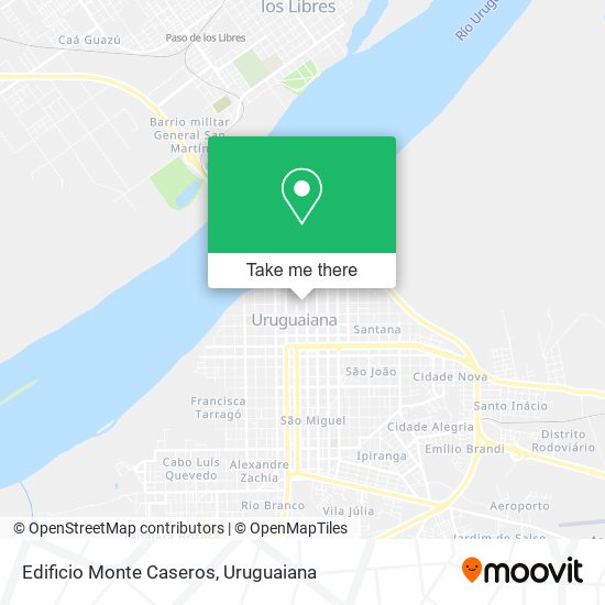 Mapa Edificio Monte Caseros