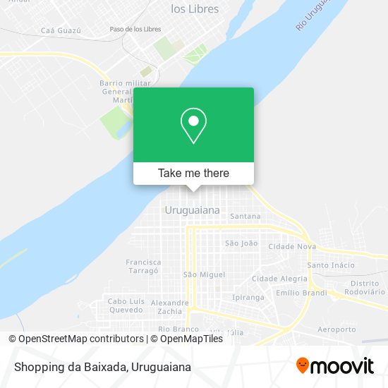 Mapa Shopping da Baixada