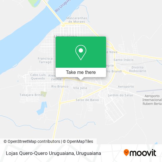 Lojas Quero-Quero Uruguaiana map