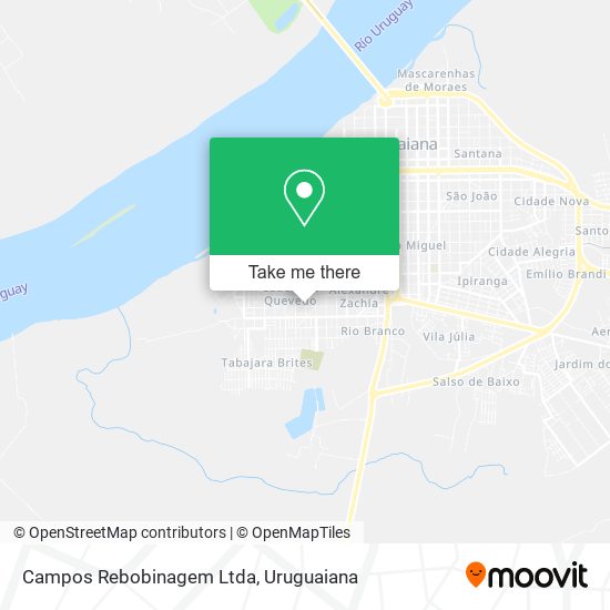 Mapa Campos Rebobinagem Ltda