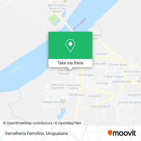 Serralheria Ferrolino map