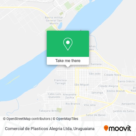 Mapa Comercial de Plasticos Alegria Ltda