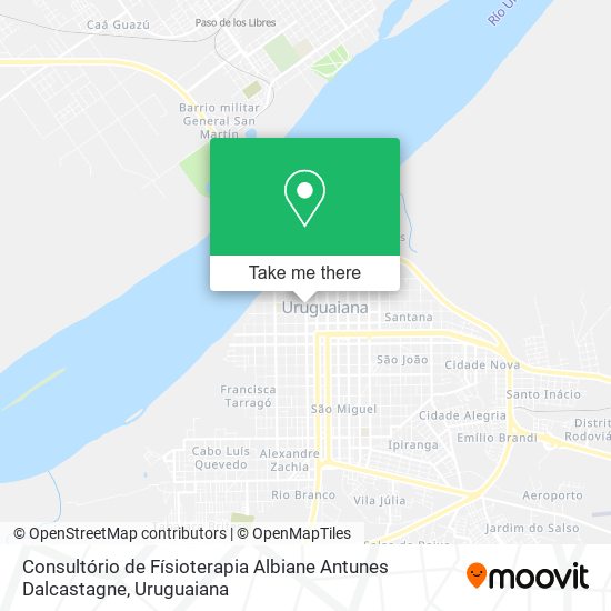 Consultório de Físioterapia Albiane Antunes Dalcastagne map