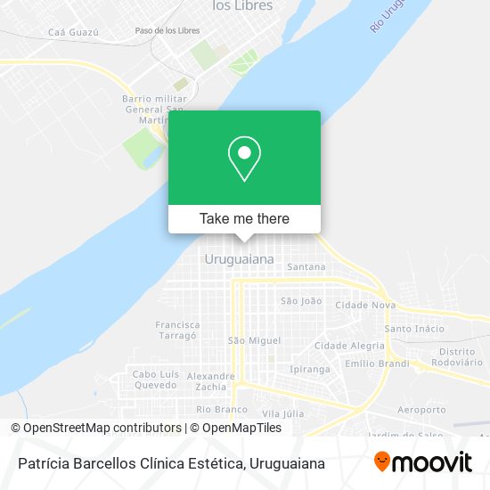 Mapa Patrícia Barcellos Clínica Estética