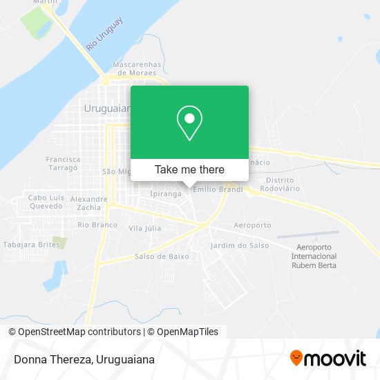 Donna Thereza map