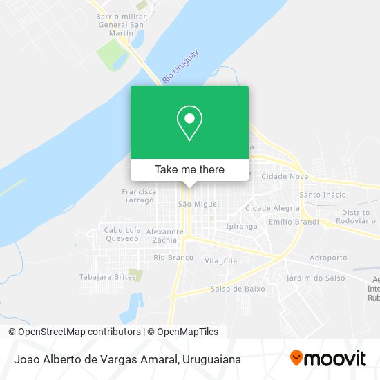 Mapa Joao Alberto de Vargas Amaral