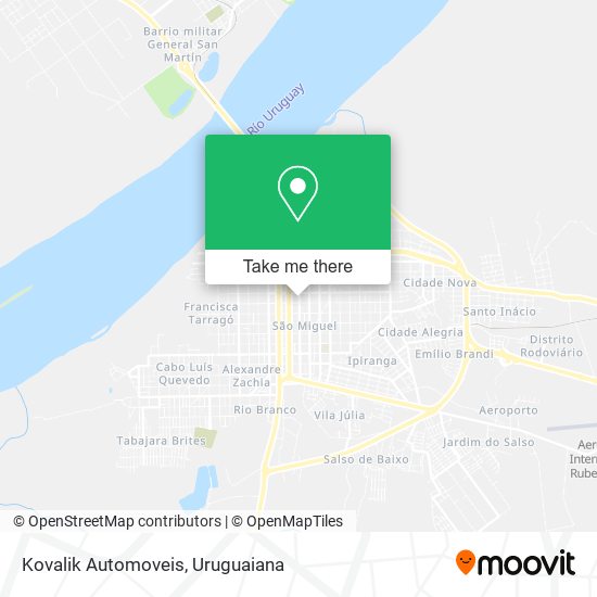 Kovalik Automoveis map