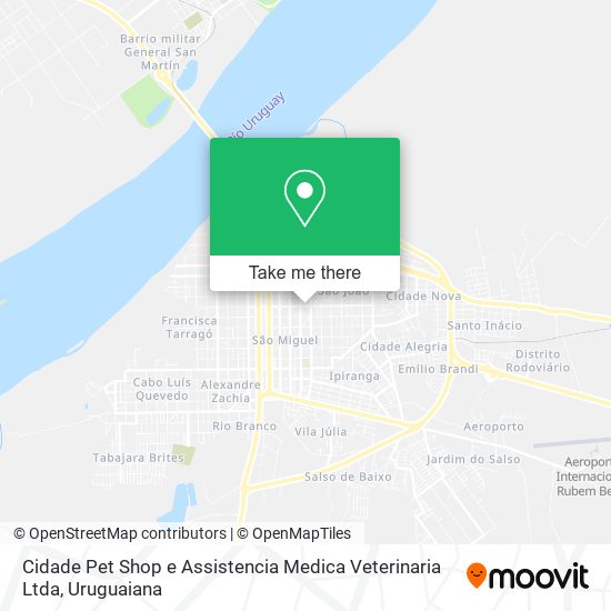 Cidade Pet Shop e Assistencia Medica Veterinaria Ltda map