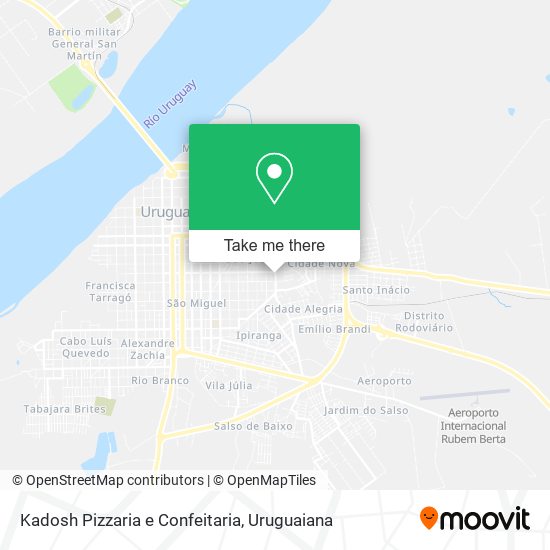 Kadosh Pizzaria e Confeitaria map