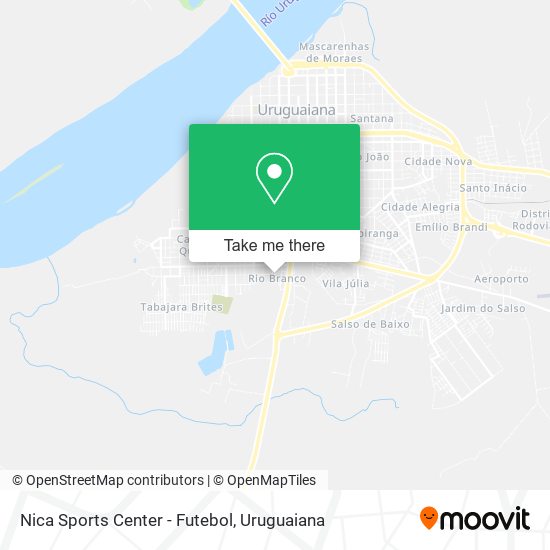 Mapa Nica Sports Center - Futebol