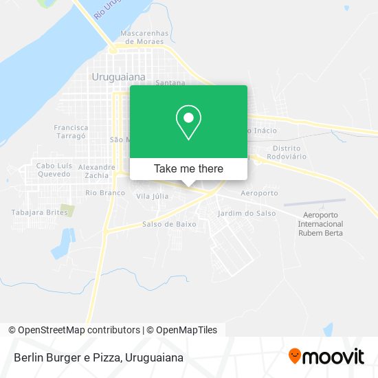 Mapa Berlin Burger e Pizza
