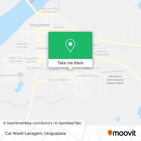 Car Wash Lavagem map