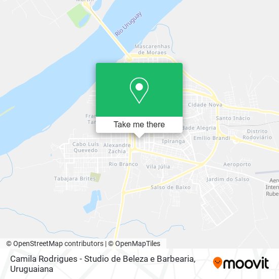 Mapa Camila Rodrigues - Studio de Beleza e Barbearia
