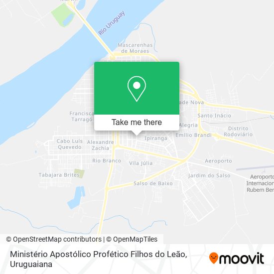 Ministério Apostólico Profético Filhos do Leão map