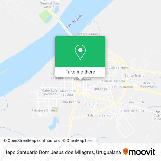 Mapa Iepc Santuário Bom Jesus dos Milagres